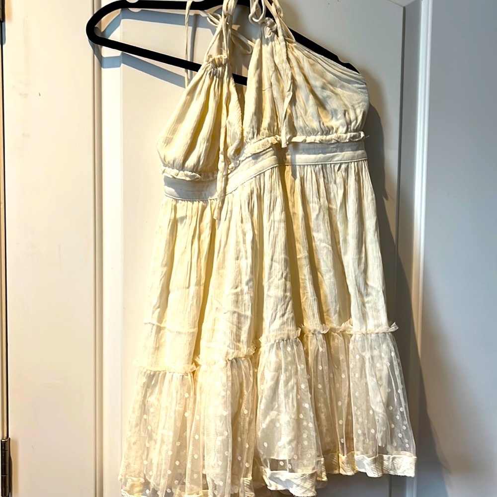 Flowy White  Summer Dress